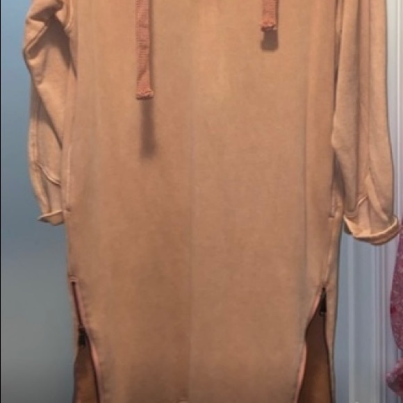 Free People Movement ❤️ Spur of The Moment Hoodie (Pink Cinnamon) - Picture 3 of 6